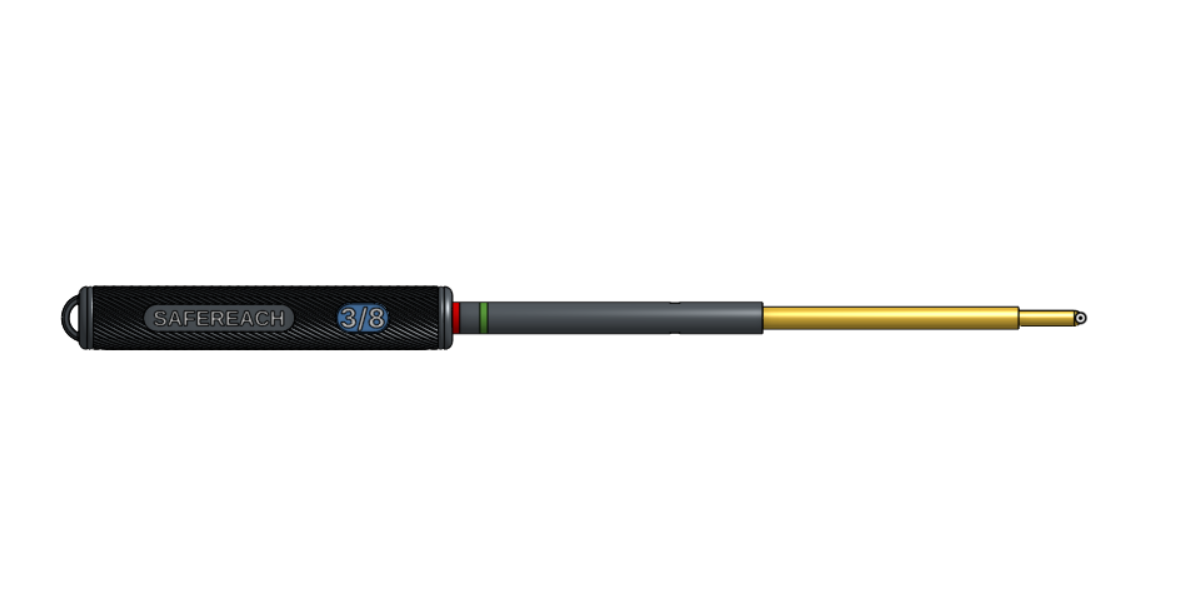 Full front side view of the SafeReach 3/8-inch functional prototype