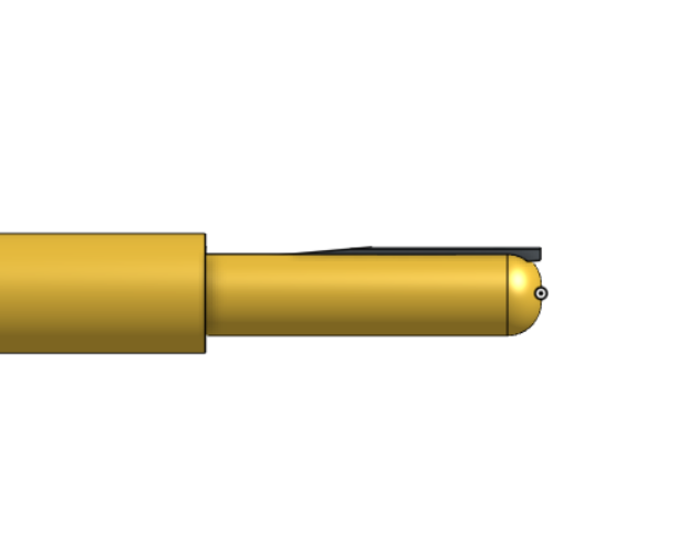 External CAD detail of the SafeReach 3/8-inch ExpandGrip tip in its engaged state
