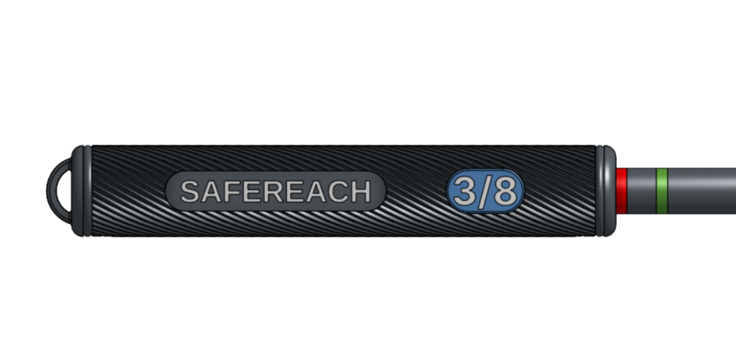 SafeReach 3/8-inch handle with model identification